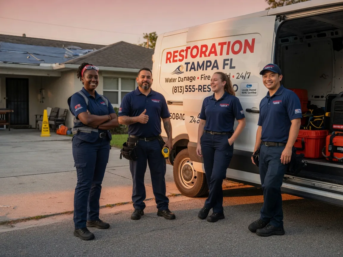 Water Damage Restoration company in Mentcle, PA