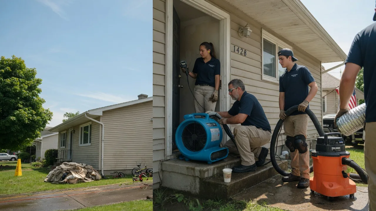 Water Damage Restoration in Mentcle, PA near me